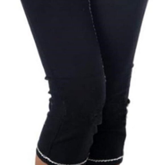 No Bounbaries Ladies 3 Denim Cropped Pants Slimming Simple Casual Jeans - Picture 15 of 15